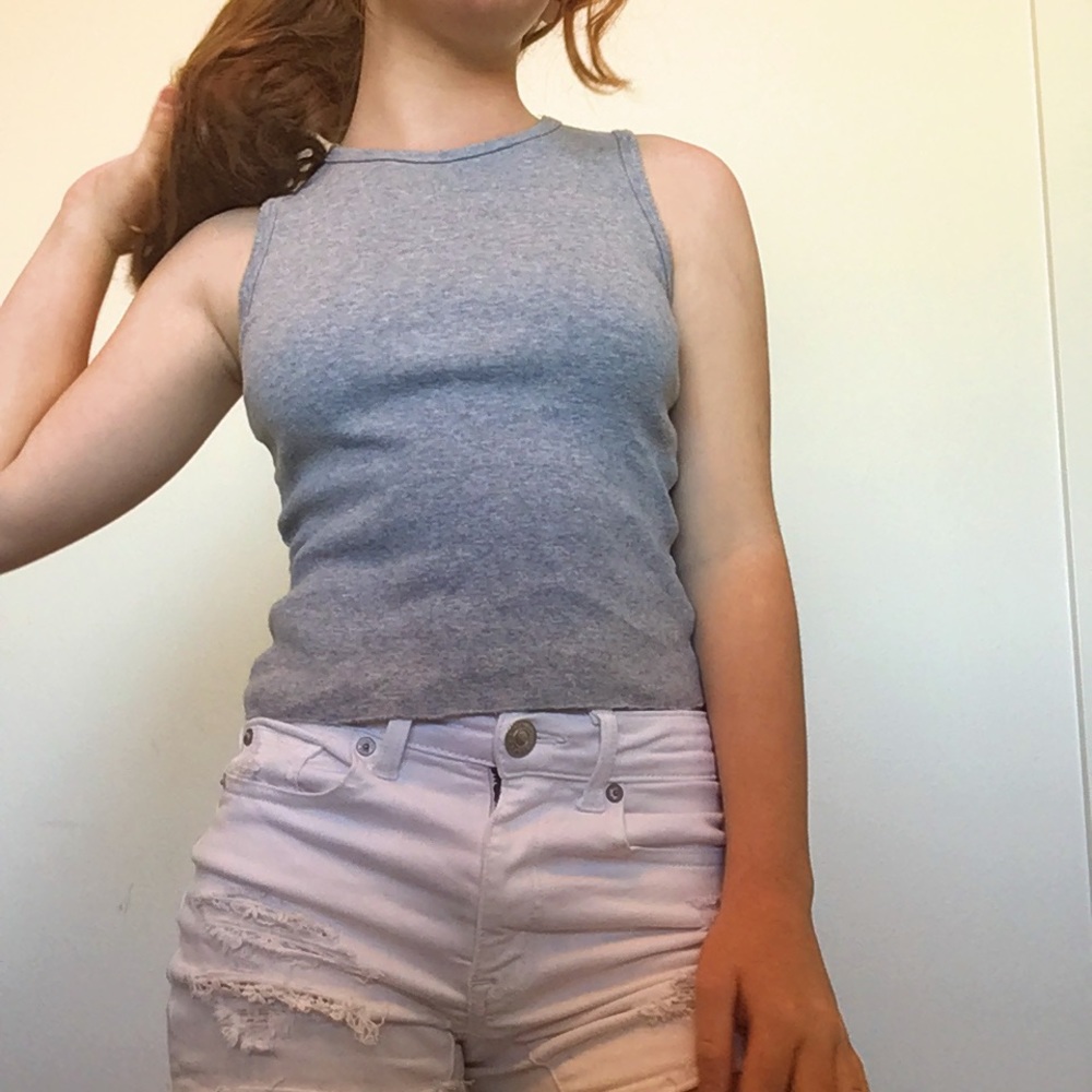 SOLD brandy Melville grey tank top